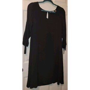 Soft Surroundings Whimsygoth Black Fairy Gauze Hera Dress XS Cotton Blend Retire